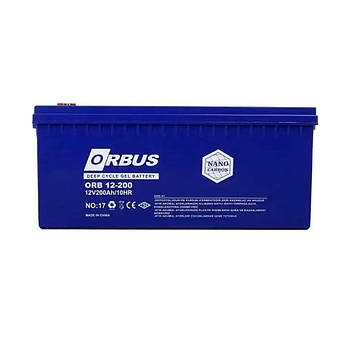 Акумуляторна батарея ORBUS CG12200 GEL 12 V 200 Ah (522 х 238 х 222) Blue 62 kg Q1/24, фото 4