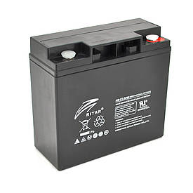 Аккумуляторная батарея AGM RITAR HR1250W, Black Case, 12V 14.0Ah ( 181 х 77 х 167 ) 4.30kg Q4