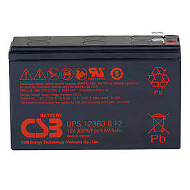 Акумуляторна батарея CSB UPS123606, 12 V 6 Ah (151х51х94 мм), 2.03 kg Q12