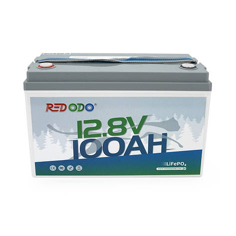 Акумуляторна батарея LiFePO4 Redodo 12.8V 100Ah , 1280Wh, BMS 100A, 329*172*214мм, фото 3