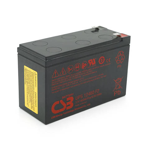 Акумуляторна батарея CSB UPS12460F2, 12V9Ah (151х65х94мм), 2.6 kg Q10/420 (В'ЄТНАМ), фото 1