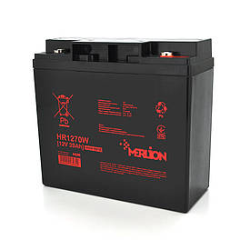 Акумуляторна батарея MERLION HR1270W, 12 V 20 Ah ( 181 х 77 х 167 (167) ), 5.4 kg Q4