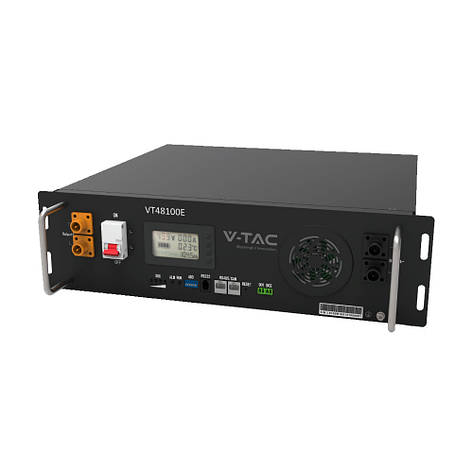 Акумуляторна батарея(рекова) V-TAC CEI-021 LiFePO4 5.12kWh 100Ач,(100/100A) 445*400*130,41kg, фото 1