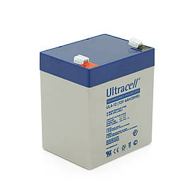 Акумуляторна батарея Ultracell UL4-12 AGM 12 V 4 Ah (90 x 70 x 101), 0.8 kg White Q10/420