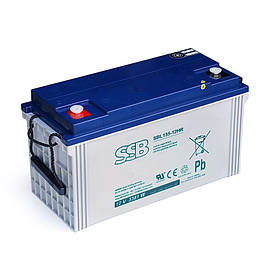 Акумуляторна батарея SSB AGM SBL135-12HR 12 V 120 Ah (406 x 174 x 215 ), 34 kg White