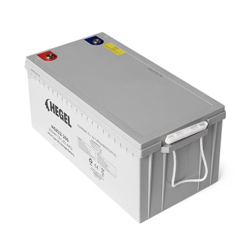 Акумуляторна батарея HEGEL GEL 200-12 12 V 200 Ah ( 522 x 238 x 223mm), 57kg
