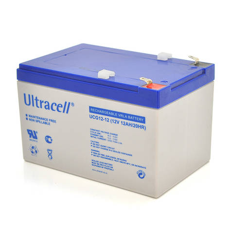 Акумуляторна батарея Ultracell UCG12-12 GEL 12 V 12 Ah (158x 98 x 101), 3.60 kg White Q6/444, фото 1