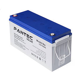 Акумуляторна батарея PANTEC 150-12 GEL 12 V 150 Ah (483 x 170 x 238), 43.6 kg Grey Q1/48