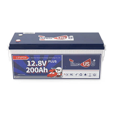 Акумуляторна батарея LiFePO4 Timeusb 12.8V 200Ah Plus, 2560Wh, BMS 200A, 532*207*216мм, фото 3