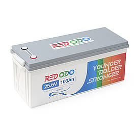Аккумуляторна батарея Redodo 25.6V 100Ah 2560Wh LiFePO4 (100/100A)(532*207*215)