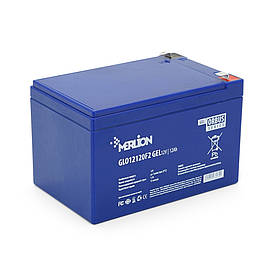 Акумуляторна батарея MERLION ORBUS GLO12120F2 12 V 12 Ah ( 150 x 98 x 95 (100) ), 3.3 kg BLUE Q6/252