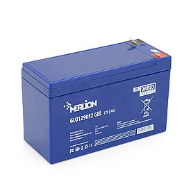 Акумуляторна батарея MERLION ORBUS GLO1290F2 12 V 9 Ah ( 150 x 65 x 95 (100) ), 2.5 kg BLUE Q10/420