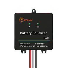 Балансир HA01 для акумуляторних батарей AGM, GEL, Li-ion, LiFePo4, 2x12V, 5A, 70x70x27mm, фото 5