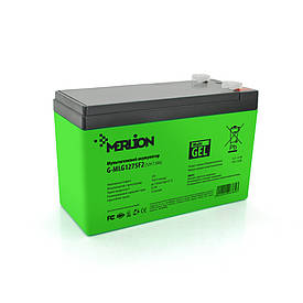Акумуляторна батарея MERLION G-MLG1275F2 12 V 7,5 Ah ( 150 x 65 x 95 (100) ), 2.075 kg Green Q10