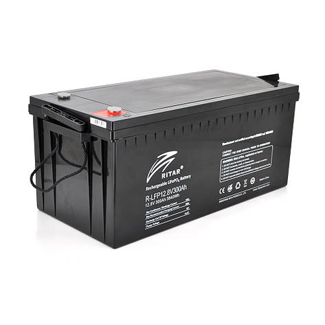 Акумуляторна батарея Ritar LiFePO4 12,8V 300Ah 3840Wh BMS100@4S( 522 х 240 х 219 (224) ) Q1, фото 1