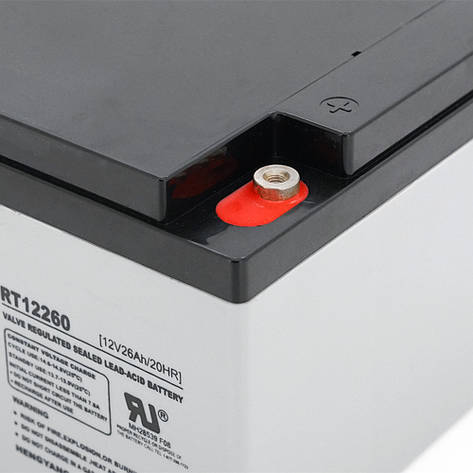 Акумуляторна батарея AGM RITAR RT12260, Gray Case, 12V 26.0Ah (166 х 178 х125 ) Q1, фото 3