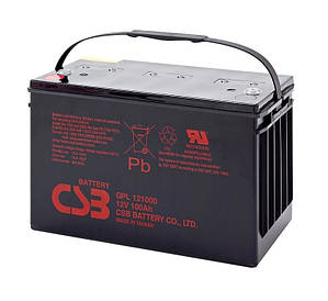 Акумуляторна батарея CSB GPL121000, 12 V 100 Ah (343х168х215 (220), 35 kgQ1/20 (ТАЙВАНІВ)