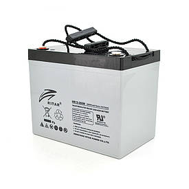 Акумуляторна батарея AGM RITAR HR12280W, Gray Case, 12 V 75.0 Ah (260 х 169 х 211 (219) 24.80kg Q1