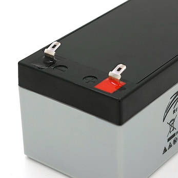 Акумуляторна батарея AGM RITAR RT1232, Gray/Black Case, 12V 3.2Ah (133 х 67х 59 (63) ) Q10, фото 3