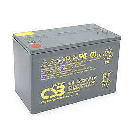 Акумуляторна батарея CSB HRL12330W, 12 V 100 Ah (308.7х168х210.6(220), 29.6 kg