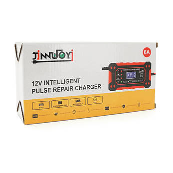 Імпульсний ЗП для акумуляторів RJTianye, 6V/12V,100-240V, 2A, LCD, клеми (AGM/GEL, Lead), фото 3