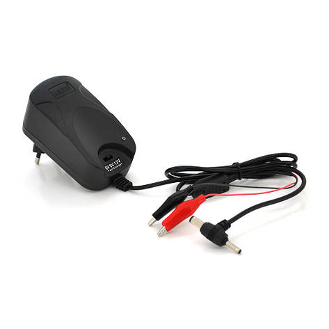 Автоматичний ЗП для акумулятора 6V/9V/12V, 100-240V,2A, різь живлення, фото 3