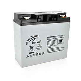 Акумуляторна батарея AGM RITAR HR1288W, Gray Case, 12 V 22.0 Ah ( 181 х 77 х 167 (167 ) 6.50kg Q4