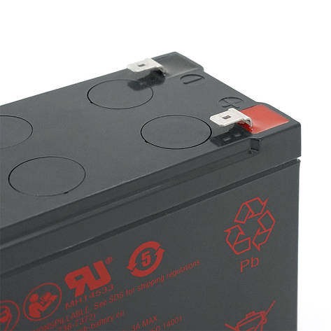 Акумуляторна батарея CSB UPS12360, 12V7Ah (151х65х94 мм), 2kg, фото 3