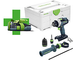 Акумуляторний дриль-шурупокрут QUADRIVE TDC 18/4 i-Basic Festool 575601LE