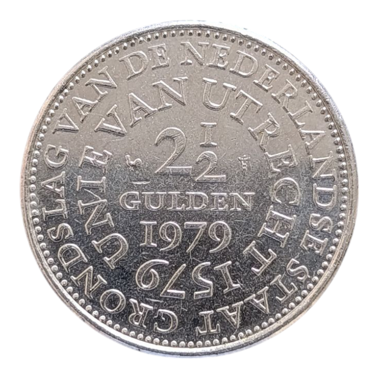 Нідерланди 2½ гульдена, 1979 400 років Утрехтській унії, фото 1