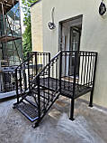 Ковані перила на ґанку арт. кп. 42, фото 2