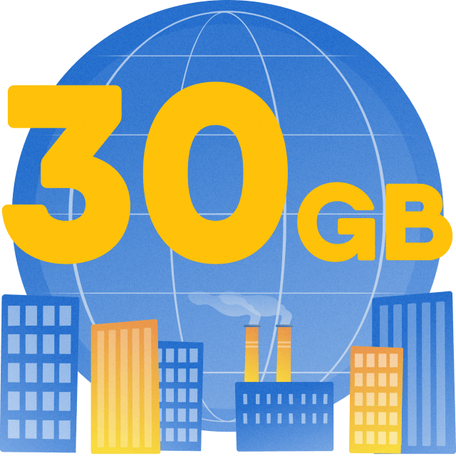 Lifecell Інтернет 30 ГБ + Лайфхак до (SIM-карта без поповнення рахунку), фото 1