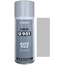 Сіре антигравійне покриття з герметиком у спреї Гравітекс Body U951 Spray Grey 400мл