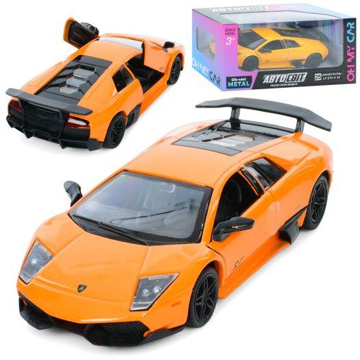Машина AS-3089 АвтоСвіт,Lamborghini Murcielago,мет.,інерц.,відч. двері,гум.колеса,2кольори,кор.,15,5, фото 1