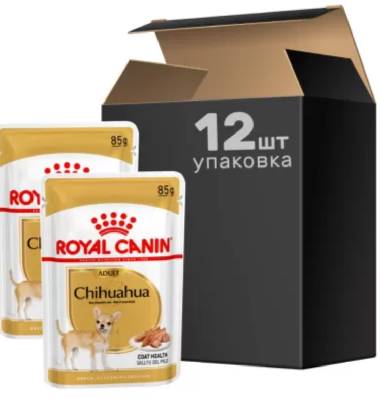 Royal Canin Chihuahua 85 г*12 шт. паштет для собак породи Чихуахуа