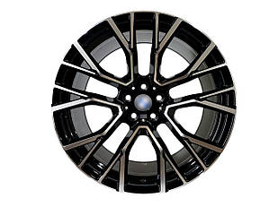 R22 Chrome Black ( різноширокі ) на BMW X5 F15 2013-2018 року