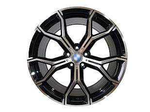 R22 Chrome Black ( різноширокі ) на BMW X5 F15 2013-2018 року