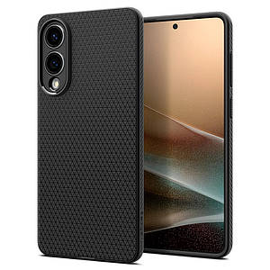 Чохол Spigen Liquid Air до Samsung Galaxy S25 Edge Matte Black (ACS09420)