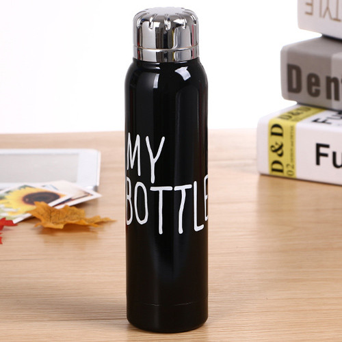 Термос My Bottle Чорний термоси для пиття 400мл, фото 1