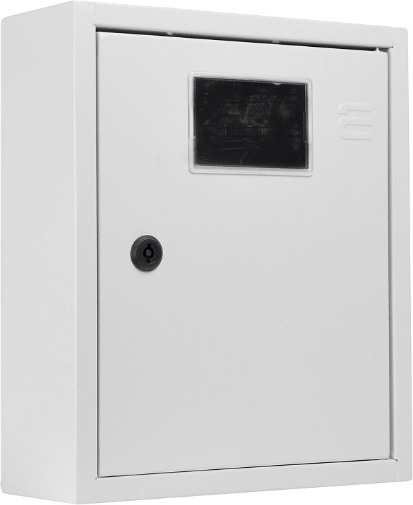 Щит обліку 1ф + 12 модулів металевий Light, навісний IP31, серії UBox, фото 1