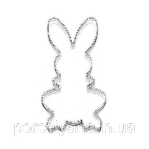 Форма для вирубування тіста або викладки Зайчик 70 мм Smolik, фото 1