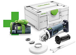 Акумуляторна кутова шліфувальна машинка AGC 18-125 EB-Basic Festool 576825LE