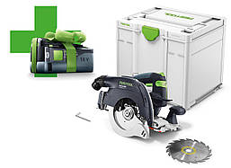 Акумуляторна дискова пила HKC 55 EB-Basic Festool 576163LE