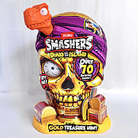 Ігровий набір Череп пірата Smashers Dino island gold Orange skull Zuru 74123A Міккі Маус