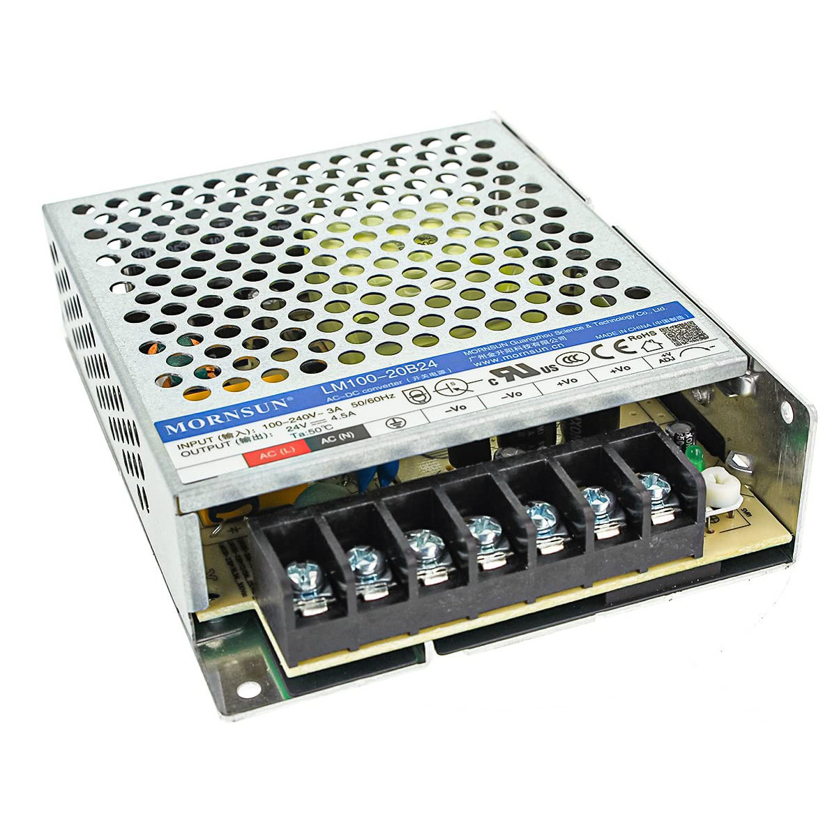 . Блок живлення Bambu Lab X1 & P1 Series — Power Supply MORNSUN LM100-20B24-STZ, 24V, 4.5A, 108W (оригінал, FAC059)