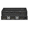 KVM-перемикач Biaze KVM08 HDMI 2.0, 2 порти, підтримка 4K 60 Гц, HDCP 2.2, USB керування, гаряче перемикання, фото 5