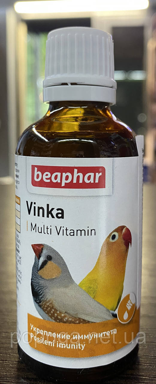 Вітамини Beaphar Vinka для птахів, 50 мл, фото 1