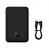 Портативний акумулятор павербанк Baseus Magnetic Wireless 20 W 20000 mAh Black (PPCX150001), фото 4