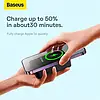 Портативний акумулятор павербанк Baseus Magnetic Wireless 20 W 20000 mAh Black (PPCX150001), фото 11