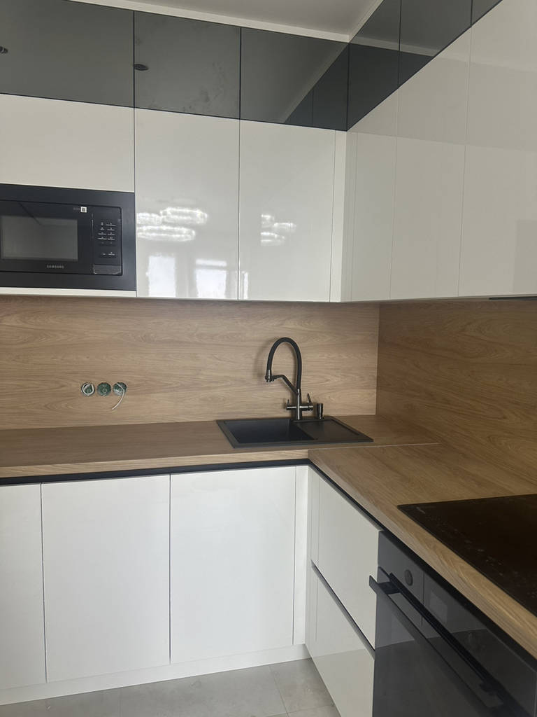 Кам'яна кухонна мийка чорна з отвором, гранітна мийка для кухні чорного кольору зі штучного каменю - фото покупців 1